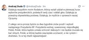 [VIDEO] Rzym. Para Prezydencka oddała głos w wyborach