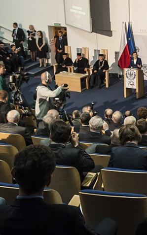 Premier Ewa Kopacz na obchodach 70-lecia Politechniki Śląskiej