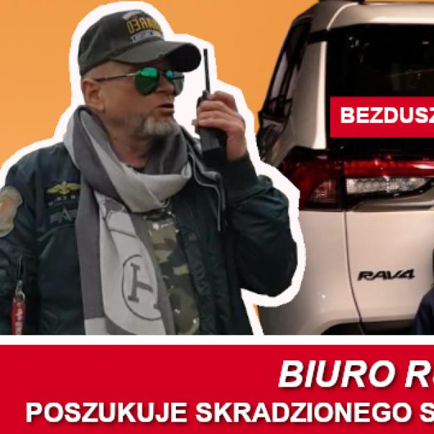 Biuro Rutkowski poszukuje samochodu BIAŁEJ TOYOTY RAV4 o numerach rej. WF 9059T  skradzionego w Nowym Dworze Mazowieckim. Bezduszni złodzieje ukradli auto do przewozu niepełnosprawnego dziecka