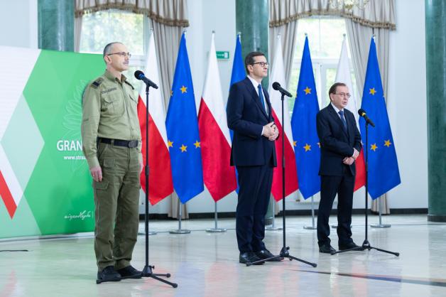 [VIDEO] Odprawa służb w sprawie sytuacji na granicy polsko-białoruskiej